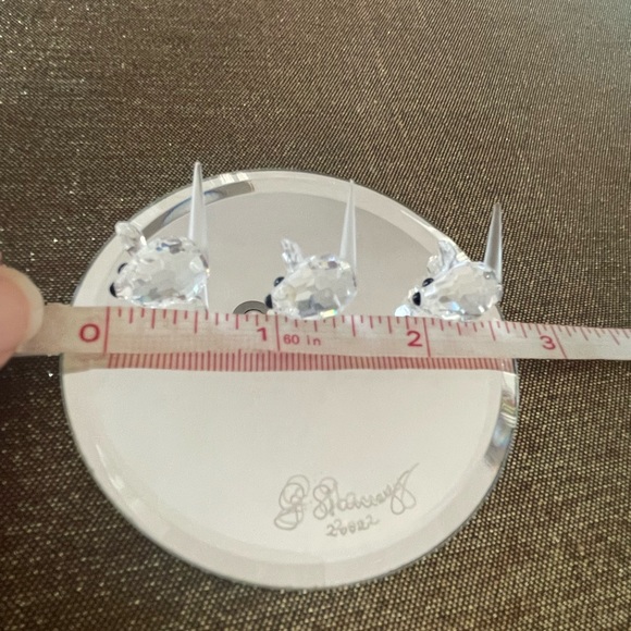 Swarovski Crystal set of the 3 field mice , original box , signature mirror- - Picture 4 of 10